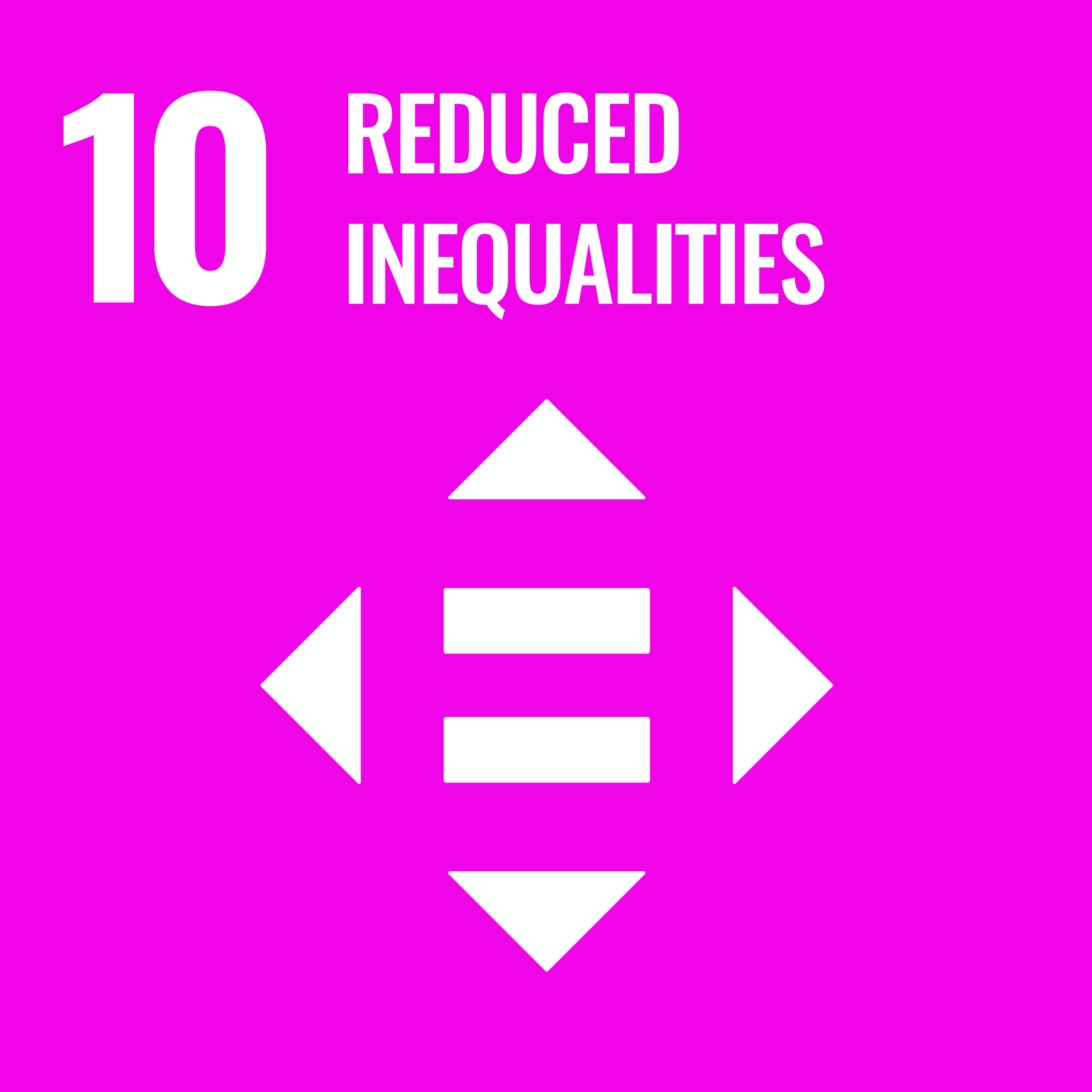 10 Reduced Inequalities (United Nations)